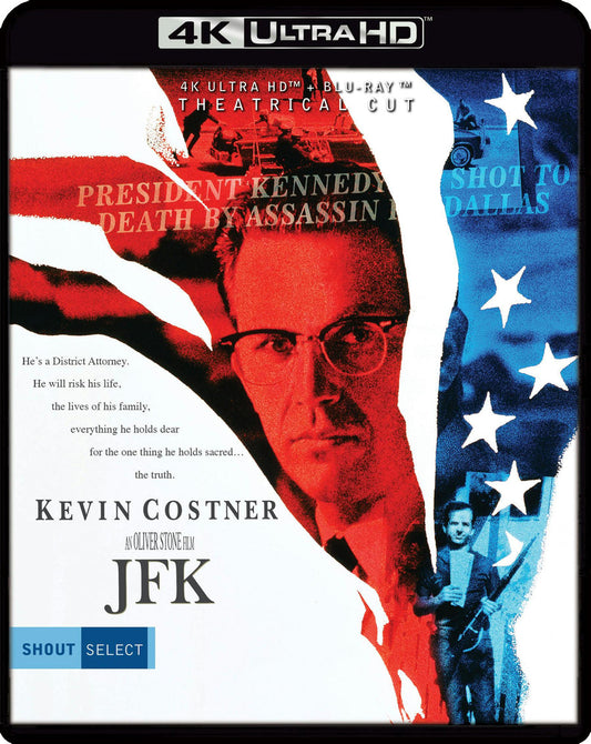 PRE-ORDER JFK: Theatrical Cut (1991) Shout Factory - 4K UHD
