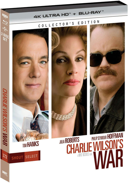 PRE-ORDER Charlie Wilson's War (2007) LE Slipcover Shout Factory - 4K UHD + Blu-ray