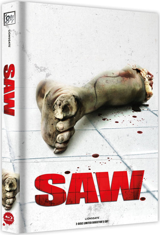 Saw (2004) LE 500 Padded Mediabook - Blu-ray Region B