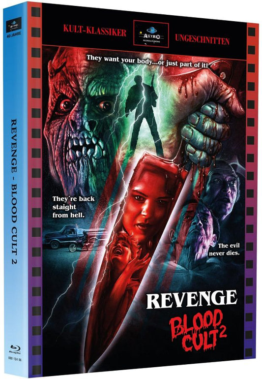 Blood Cult 1 & 2: Revenge (Double Feature) LE 66 Mediabook A - Blu-ray Region B