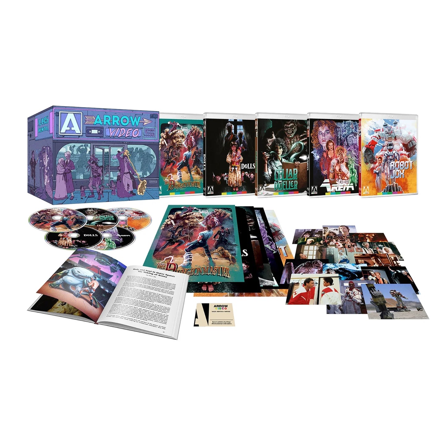 Enter the Video Store - Empire of Screams (Arrow Video) Limited Edition Box Set -  Blu-Ray