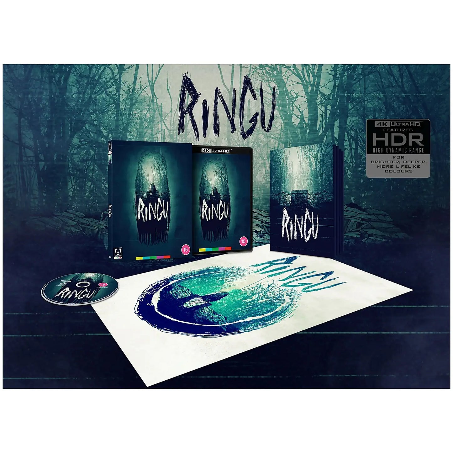 Ringu (1998) Arrow UK w/ Slipcover 4K UHD