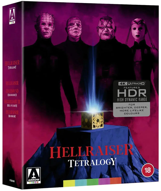 Hellraiser Tetralogy (1-4) Arrow Limited Edition 4K UHD