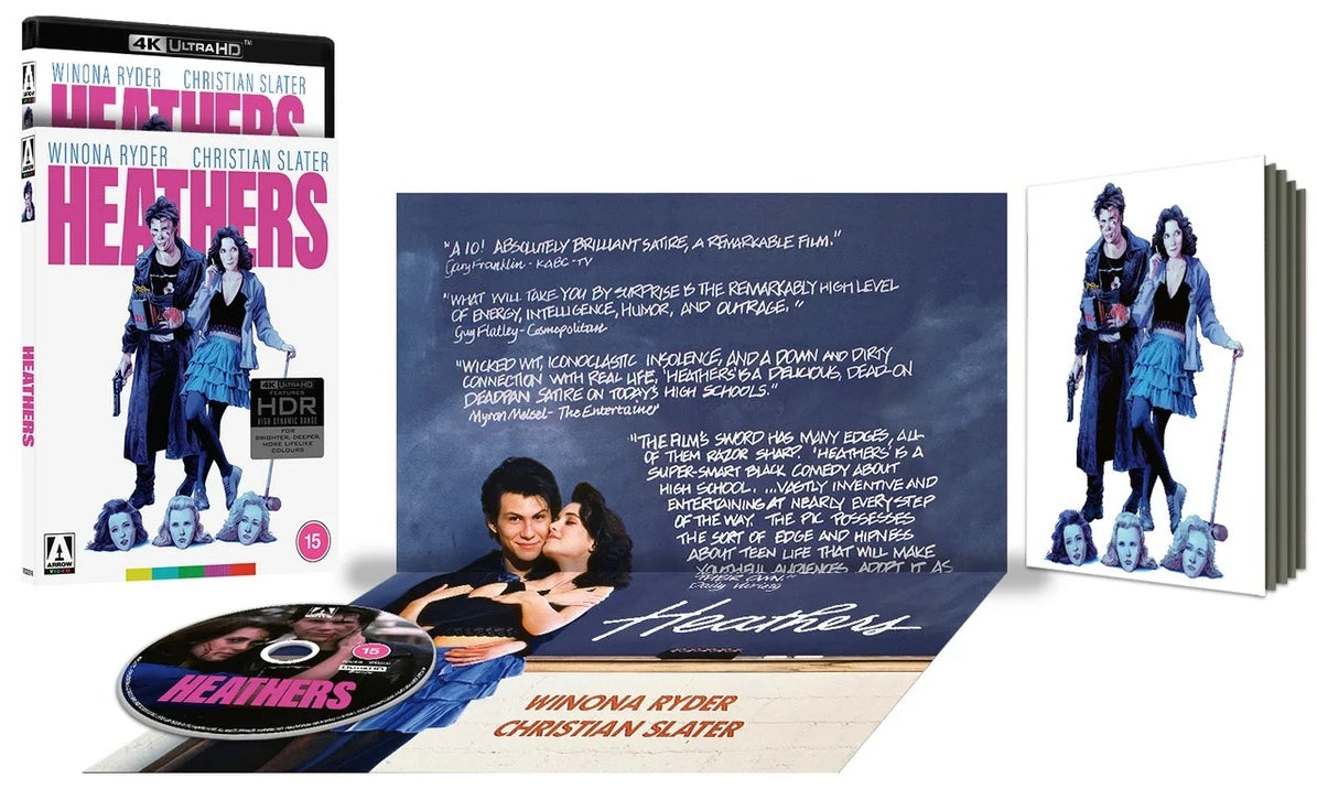 Heathers (1988) LE Slipcover Arrow UK - 4K UHD