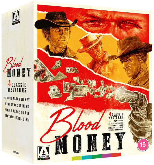 PRE-ORDER Blood Money: 4 Western Classics - Standard Edition Arrow UK - Blu-ray Region B