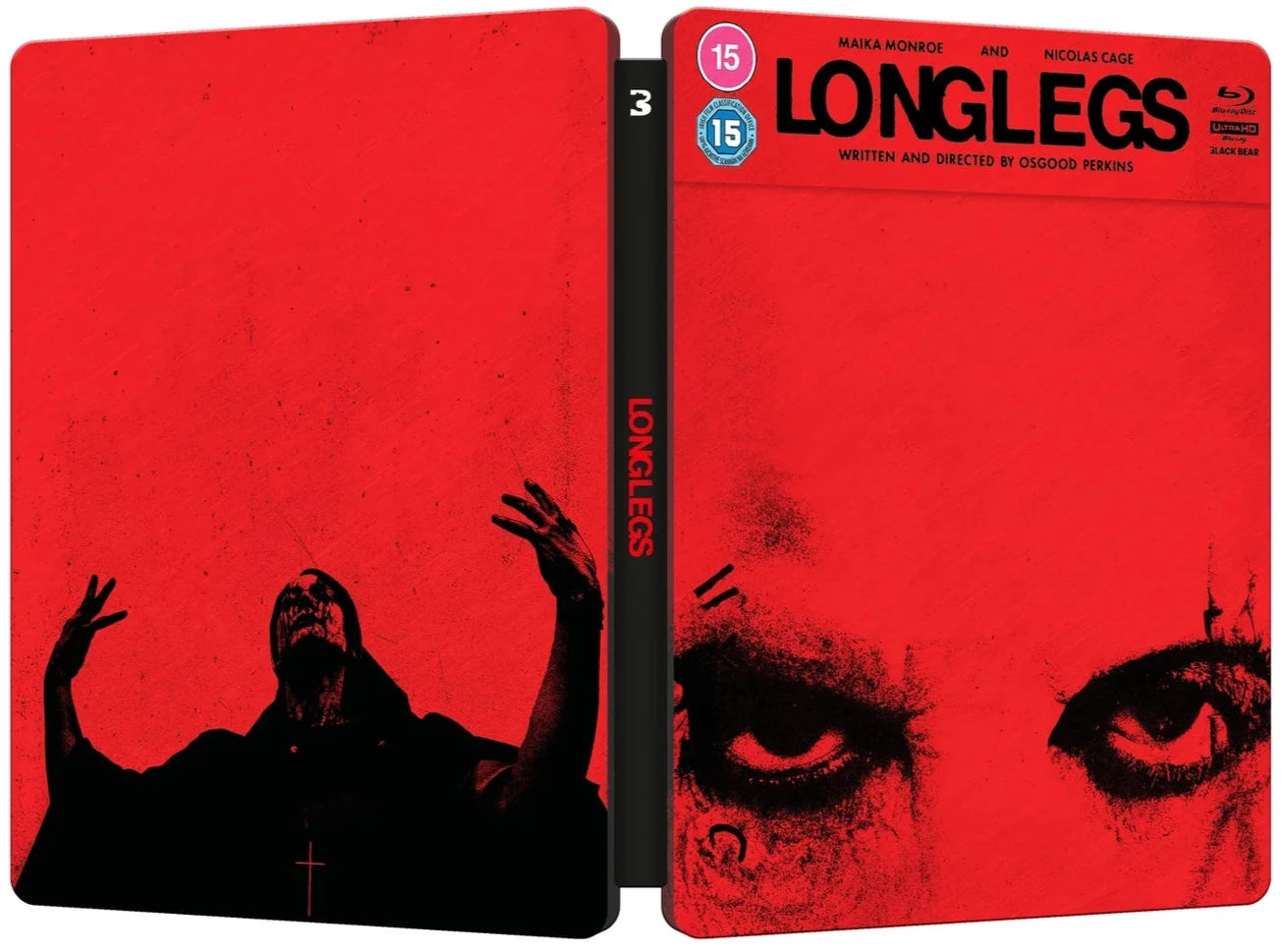 Longlegs (2024) Limited Edition Steelbook - 4K UHD / Blu-ray Region B