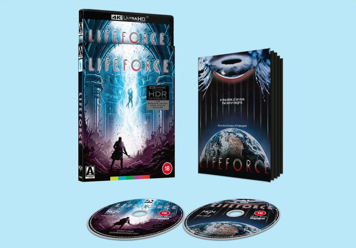 PRE-ORDER Lifeforce (1985) LE Slipcover Arrow UK - 4K UHD