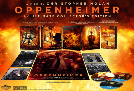 PRE-ORDER Oppenheimer (2023) Limited Ultimate Collector's Edition Steelbook - 4K UHD