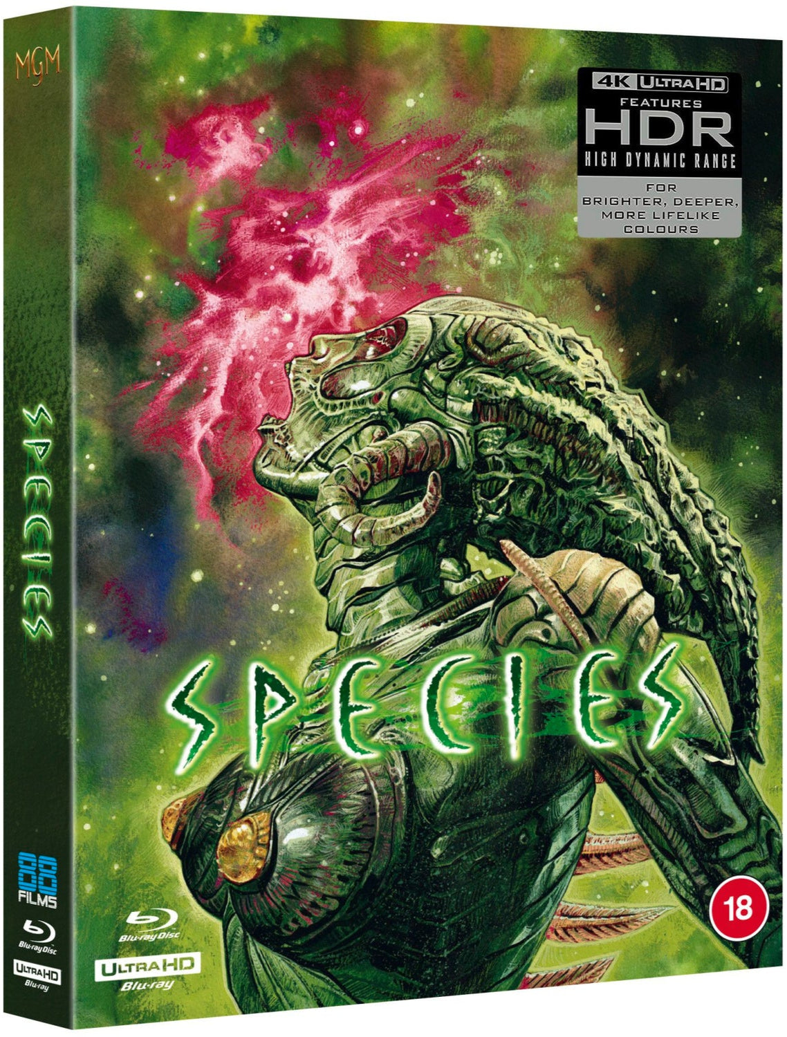 PRE-ORDER Species (1995) Limited Deluxe Edition 88 Films UK - 4K UHD / Blu-ray Region B