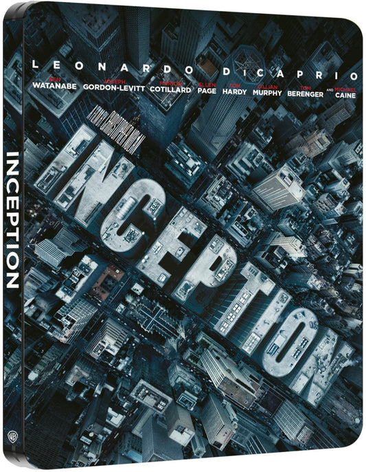 Inception (2010) Limited Edition Steelbook - 4K UHD / Blu-ray Region Free
