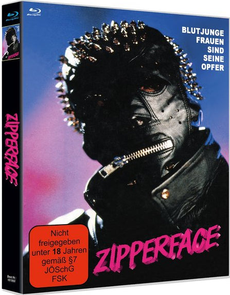 Zipperface (1992) German Import Cover A - Blu-ray Region B