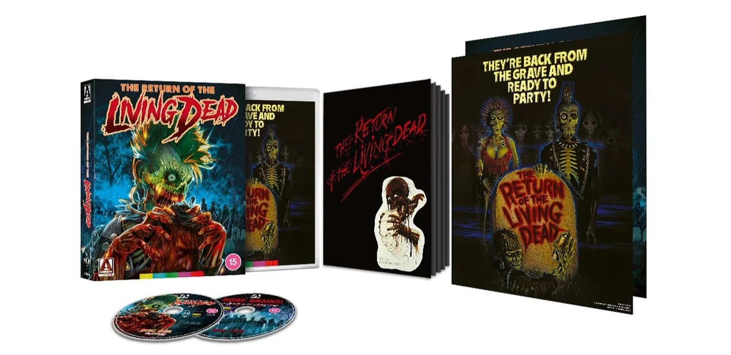 Return of the Living Dead (1985) Limited Edition Arrow UK - Blu-ray Region B