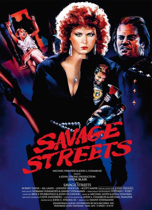 Savage Streets (1984) LE 111 Mediabook - Blu-ray Region B