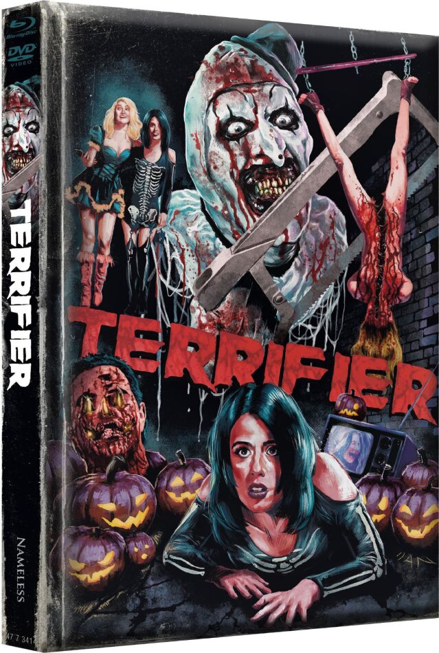 Terrifier (2016) LE 1222 Padded Mediabook K- Blu-ray Region B