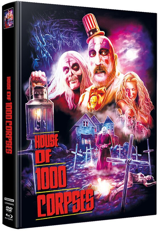 House of 1000 Corpses (2003) LE 166 Padded Mediabook - Blu-ray Region B
