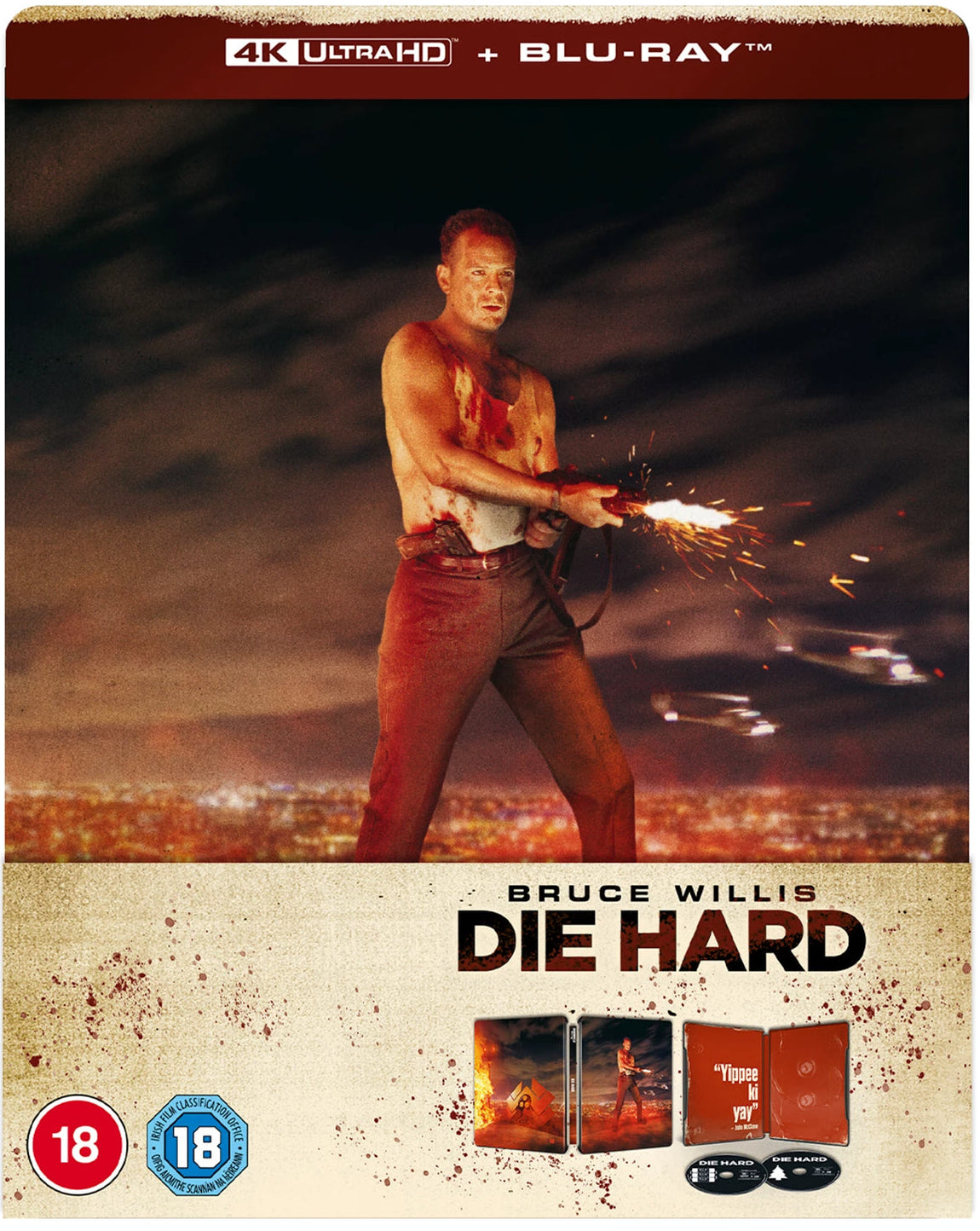 PRE-ORDER Die Hard (1988) UK Limited Edition Steelbook - 4K UHD / Blu-ray Region Free