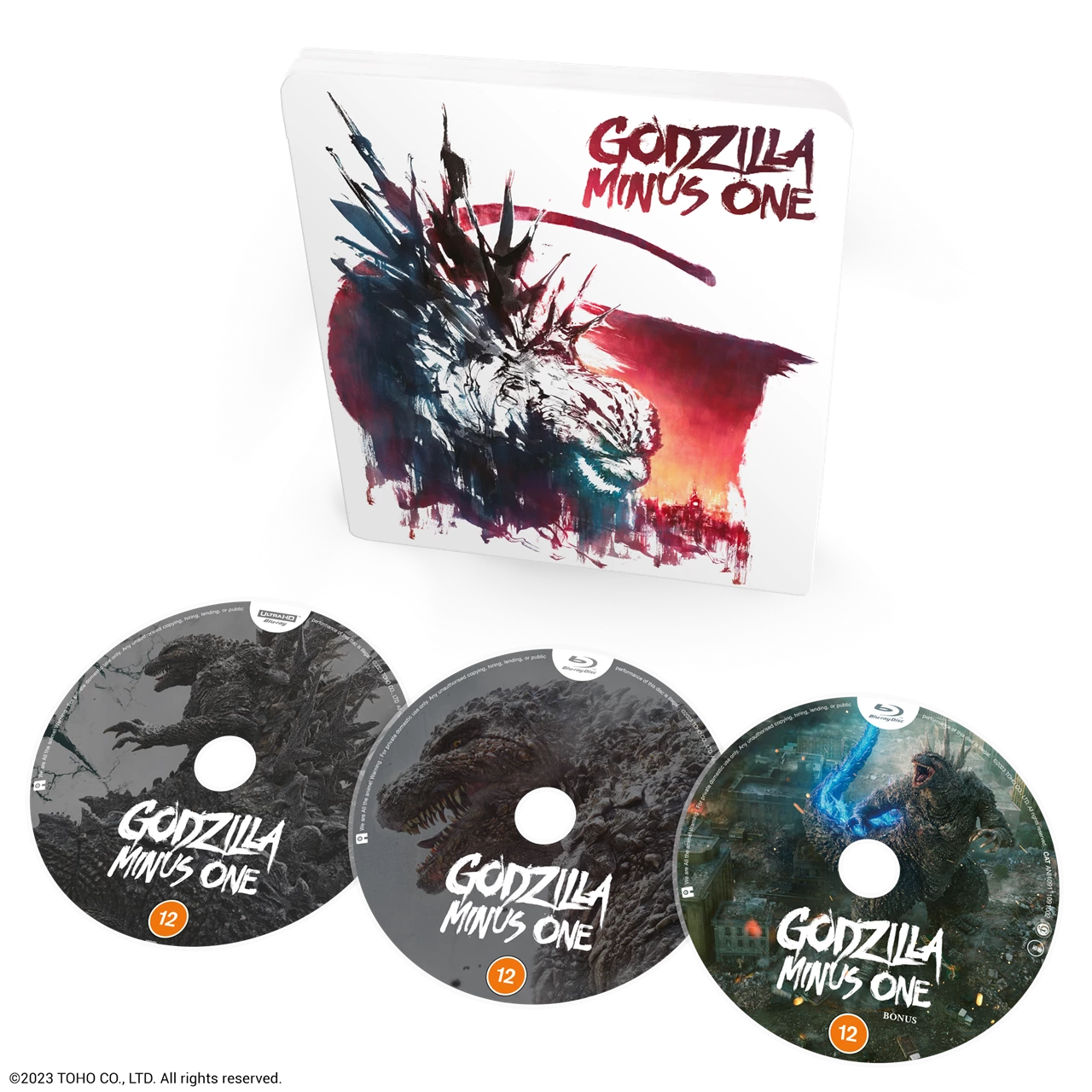 PRE-ORDER Godzilla Minus One (2023) Limited Edition Steelbook - 4K UHD / Blu-ray Region B