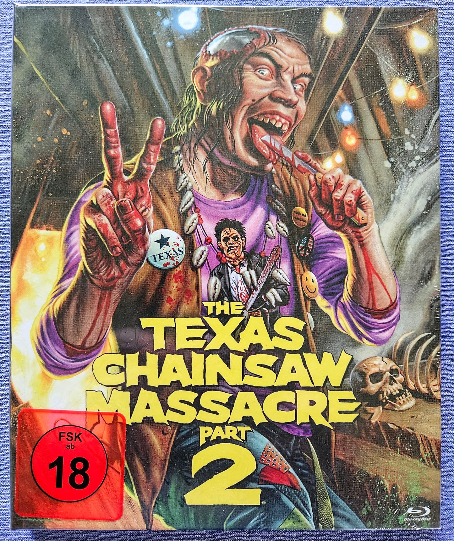 Texas Chainsaw Massacre 2 - OPEN LE 1000 Collector's Box Mediabook - Blu-ray Region B