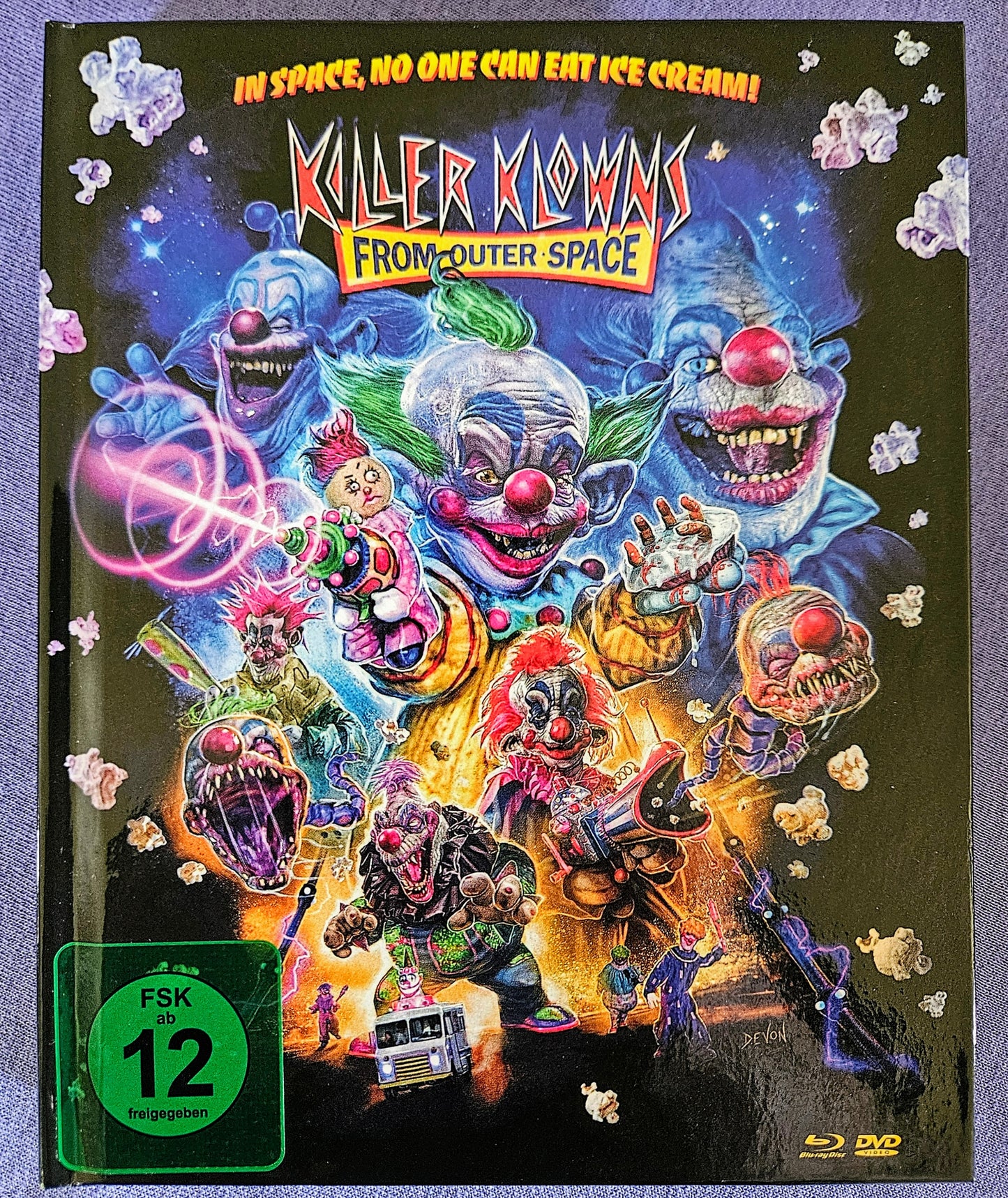 Killer Klowns From Outer Space (1988) USED LE Mediabook - Blu-ray Region B