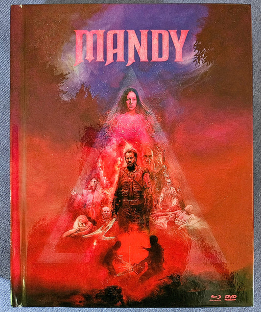 Mandy (2018) USED *DAMAGE* LE Mediabook - Blu-ray Region B