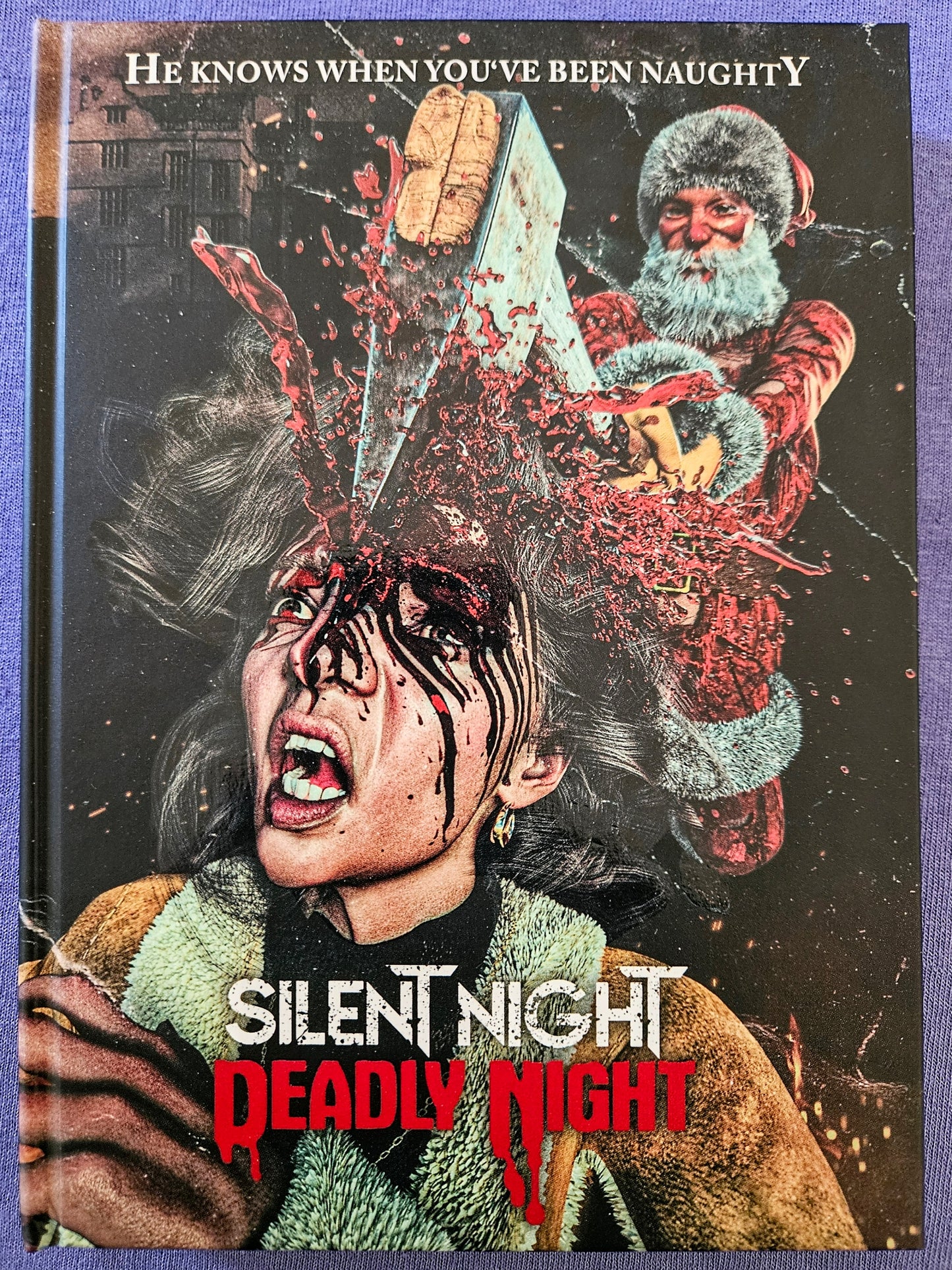 Silent Night, Deadly Night / SIlent Night (Double Feature) USED LE 250 Mediabook Cover B - Blu-ray Region Free