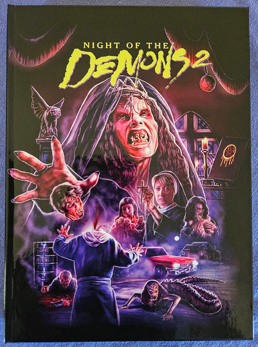 Night of the Demons 2 (1994) USED LE Mediabook Cover C - Blu-ray Region B