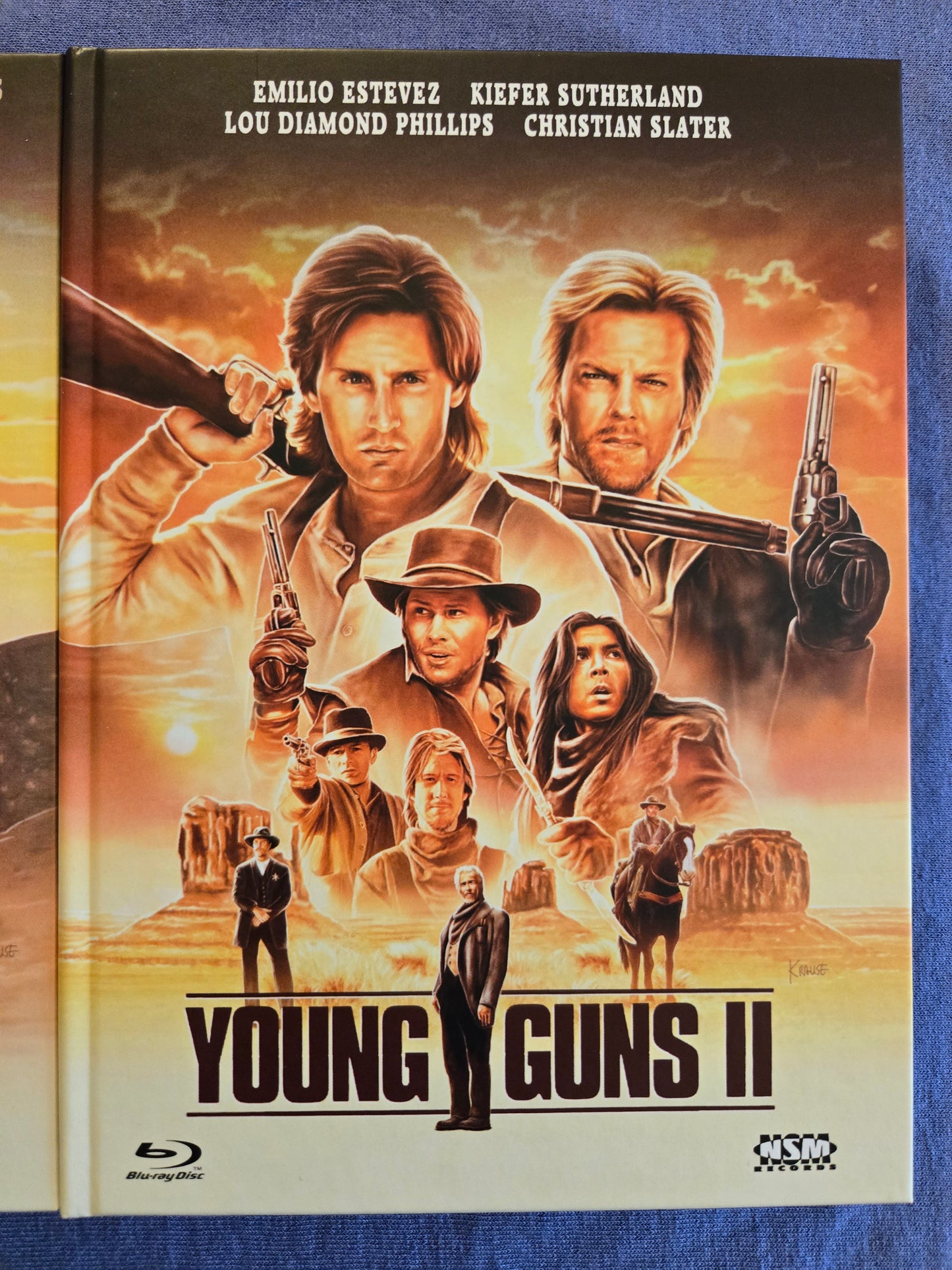 Young Guns (1988) & Young Guns II (1990) USED Mediabook Set- Blu-ray Region B