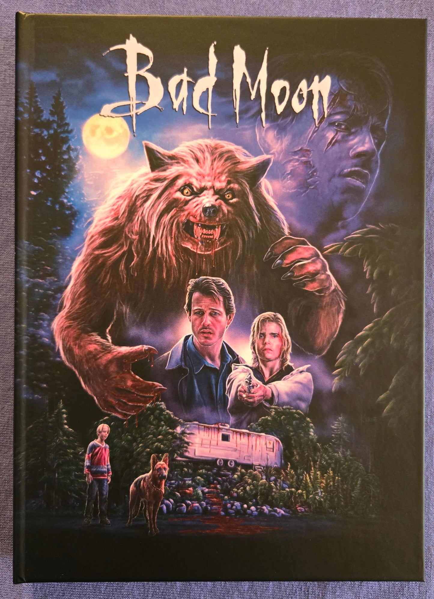 Bad Moon (1996) USED Mediabook Cover B - Blu-ray Region B