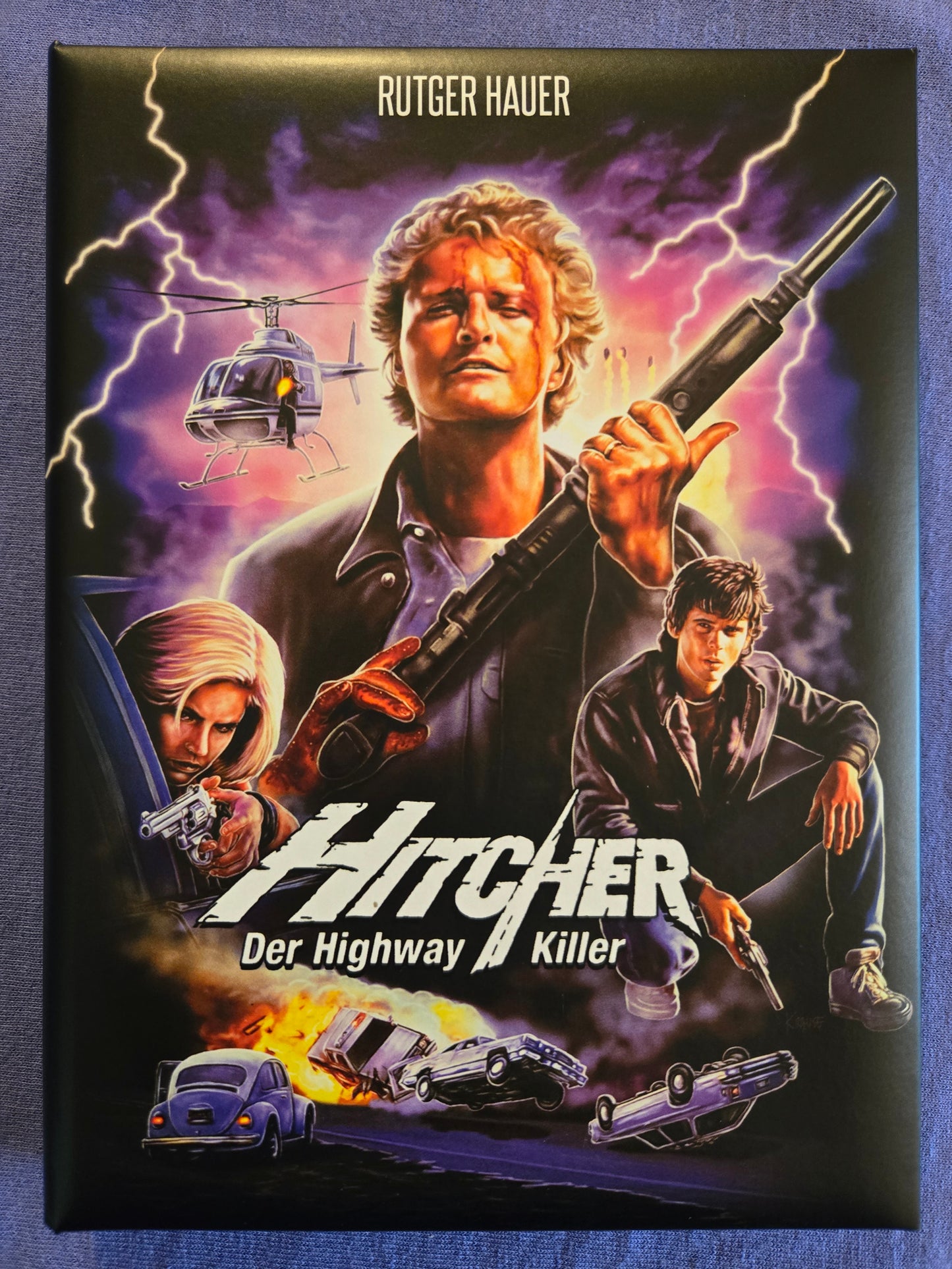 Hitcher, the Highway Killer (1986) USED LE 500 Padded Mediabook - Blu-ray Region B