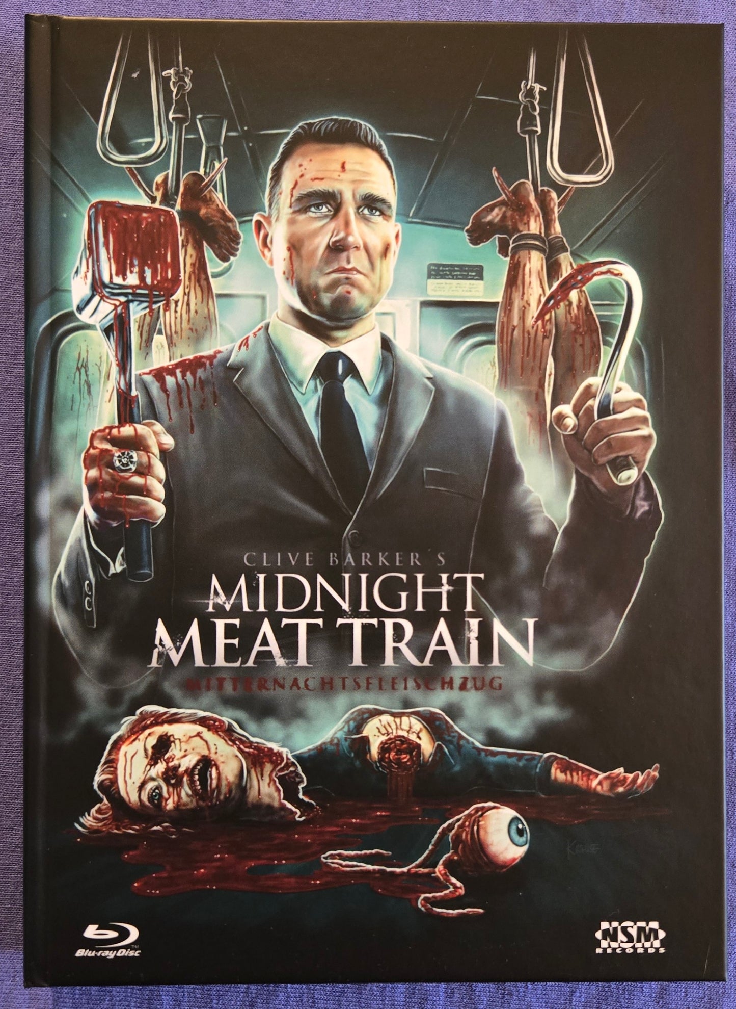 Midnight Meat Train (2008) USED LE 250 Mediabook Cover E - Blu-ray Region B