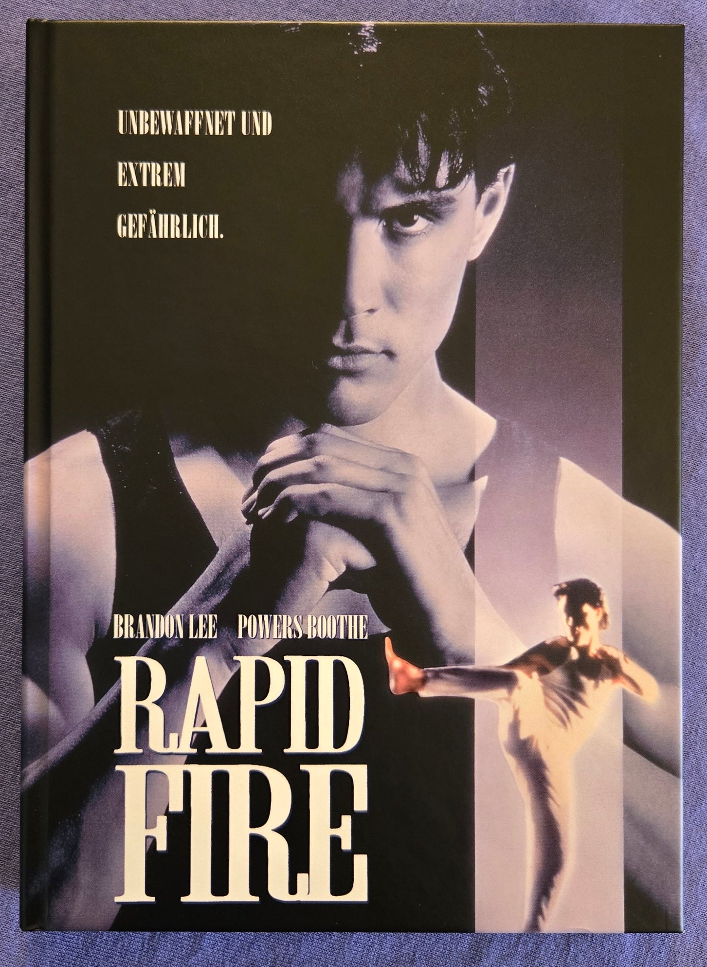 Rapid Fire (1992) USED LE 500 Mediabook Cover B - Blu-ray Region B