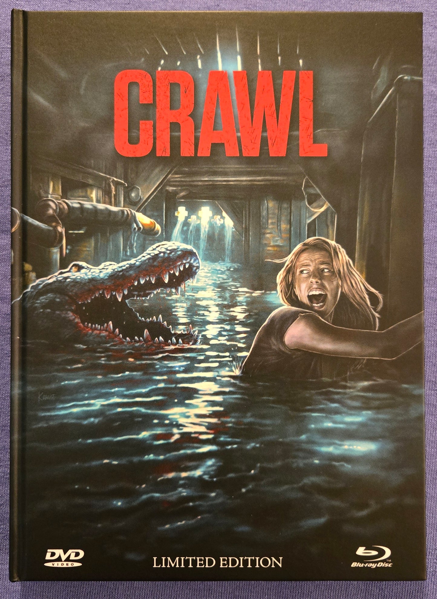 Crawl (2019) USED LE 333 Mediabook Cover A - Blu-ray Region B