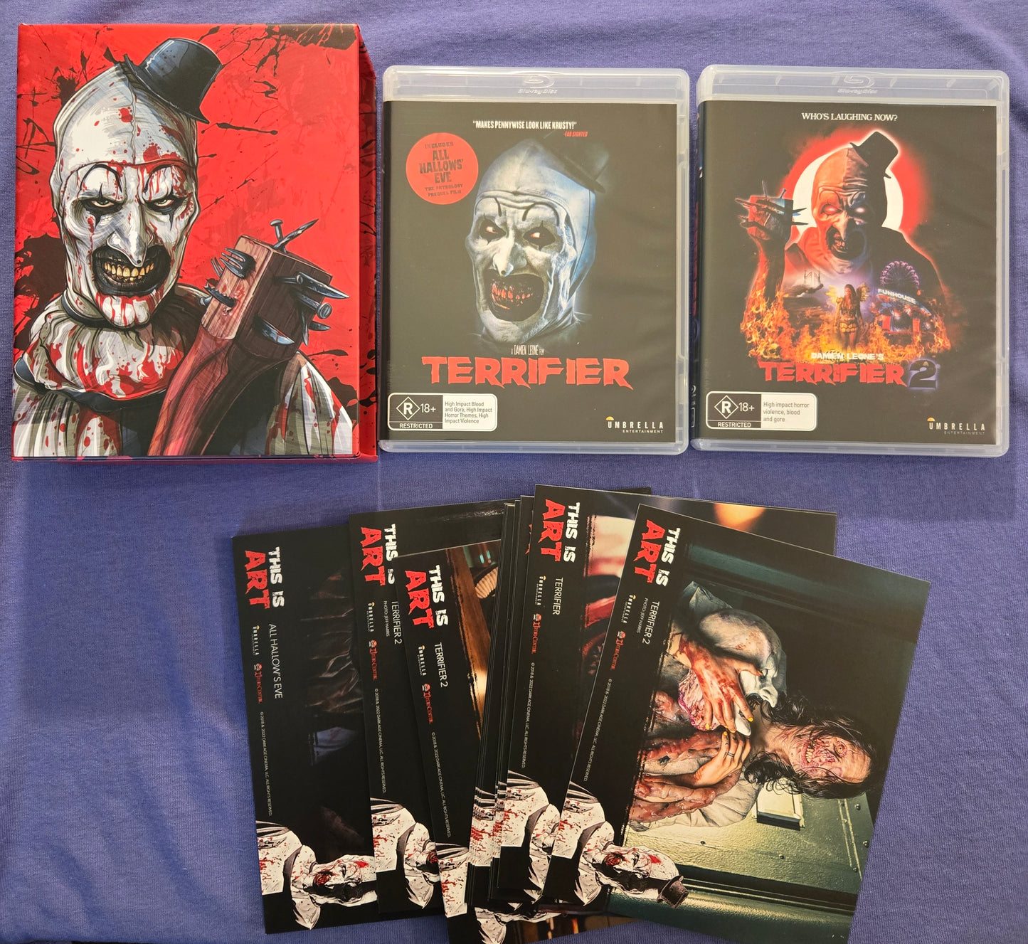 Terrifier: This is Art Collection (Umbrella) USED LE 1500 Collector's Edition - Blu-ray Region B