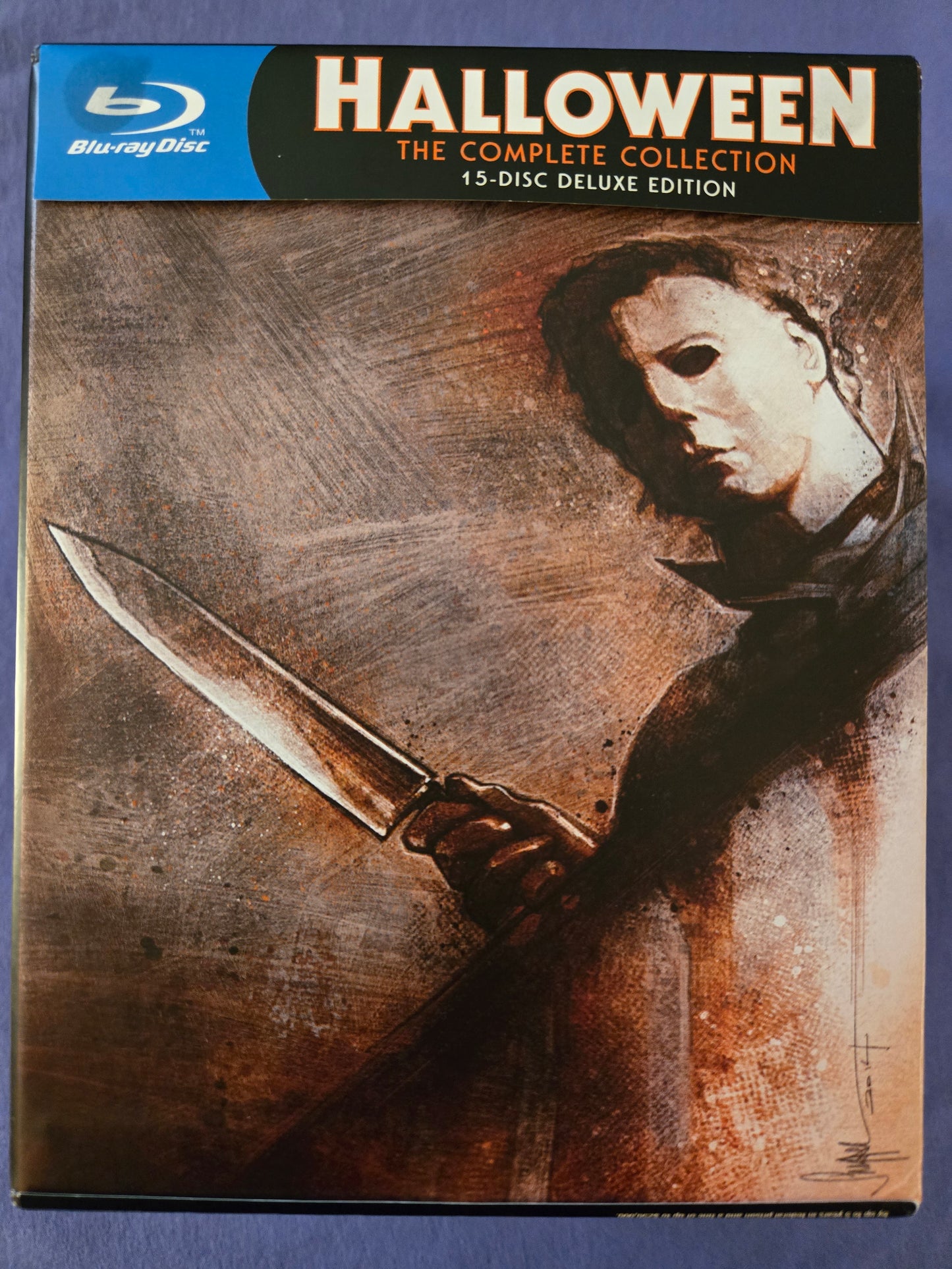 Halloween: The Complete Collection (Scream Factory) USED 15-Disc Box Set - Blu-ray *TEAR*