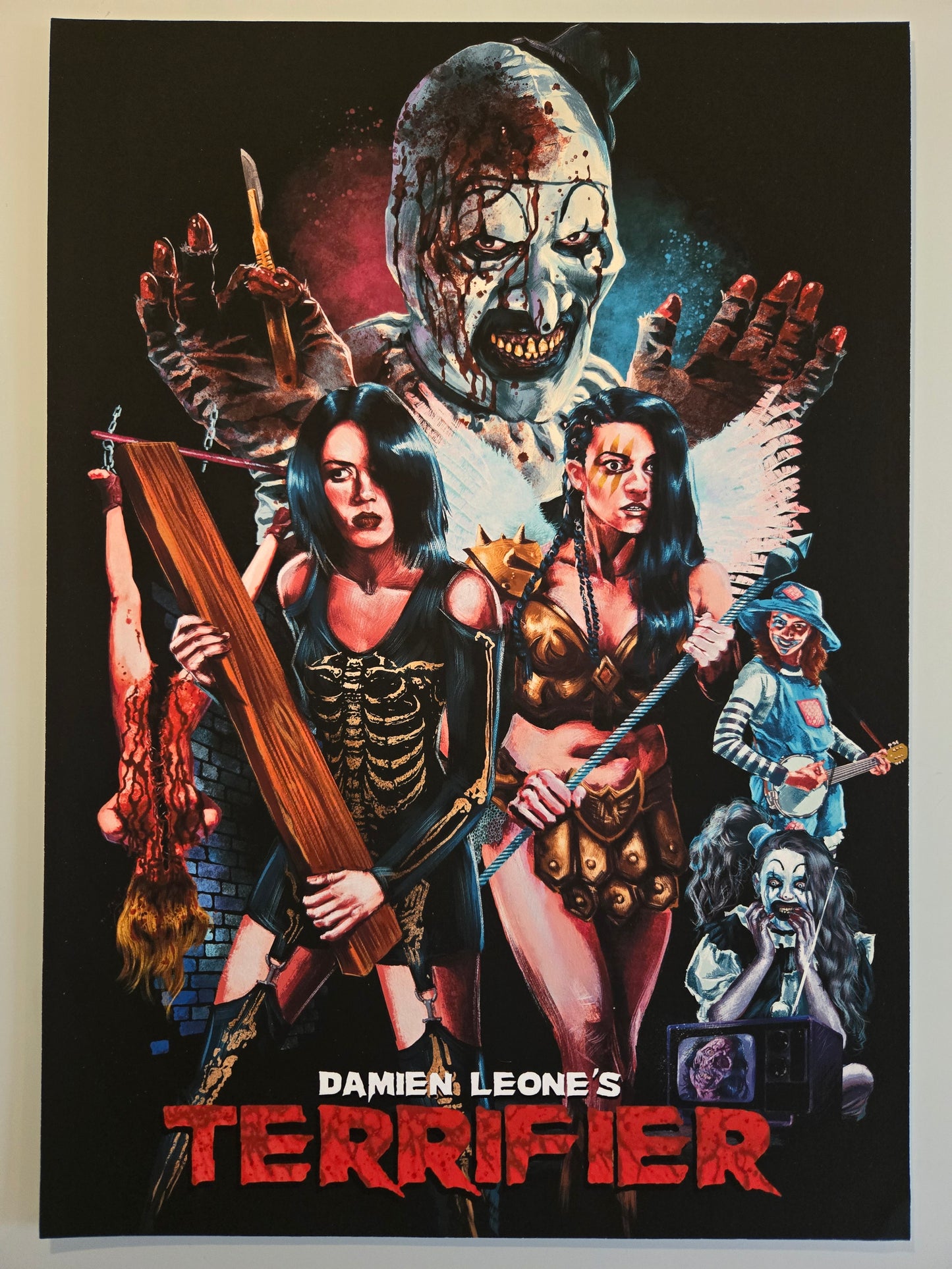 Terrifier 1 & 2 Heroes Giclée Print - Signed and Numbered to 11