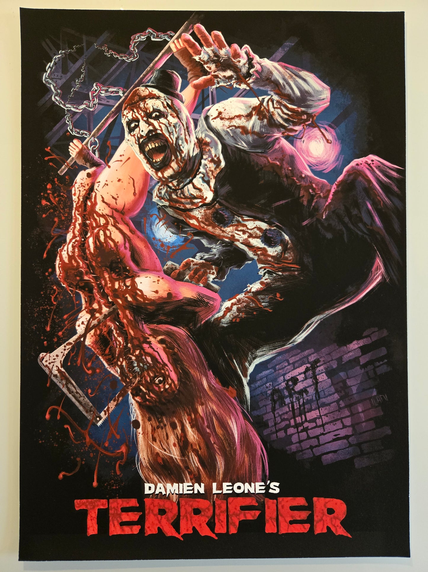 Terrifier Brutal Giclée Print - Signed and Numbered to 11