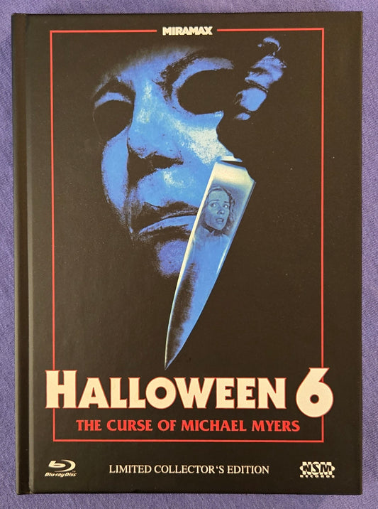 Halloween 6: The Curse Of Michael Myers (1995) USED LE 1000 Mediabook Cover B - Blu-ray Region B