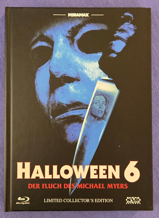 Halloween 6: The Curse Of Michael Myers (1995) USED LE 1000 Mediabook Cover A - Blu-ray Region B