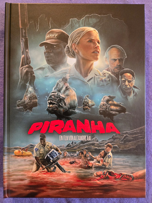 Piranha 3D (2010) USED LE 444 Mediabook Cover A - Blu-ray Region B