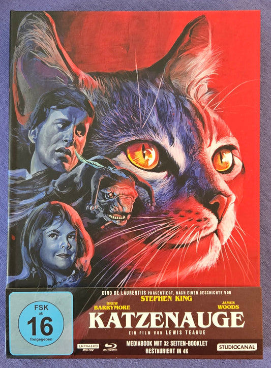 Cat's Eye (1985) USED Limited Edition Mediabook - 4K UHD / Blu-ray Region B