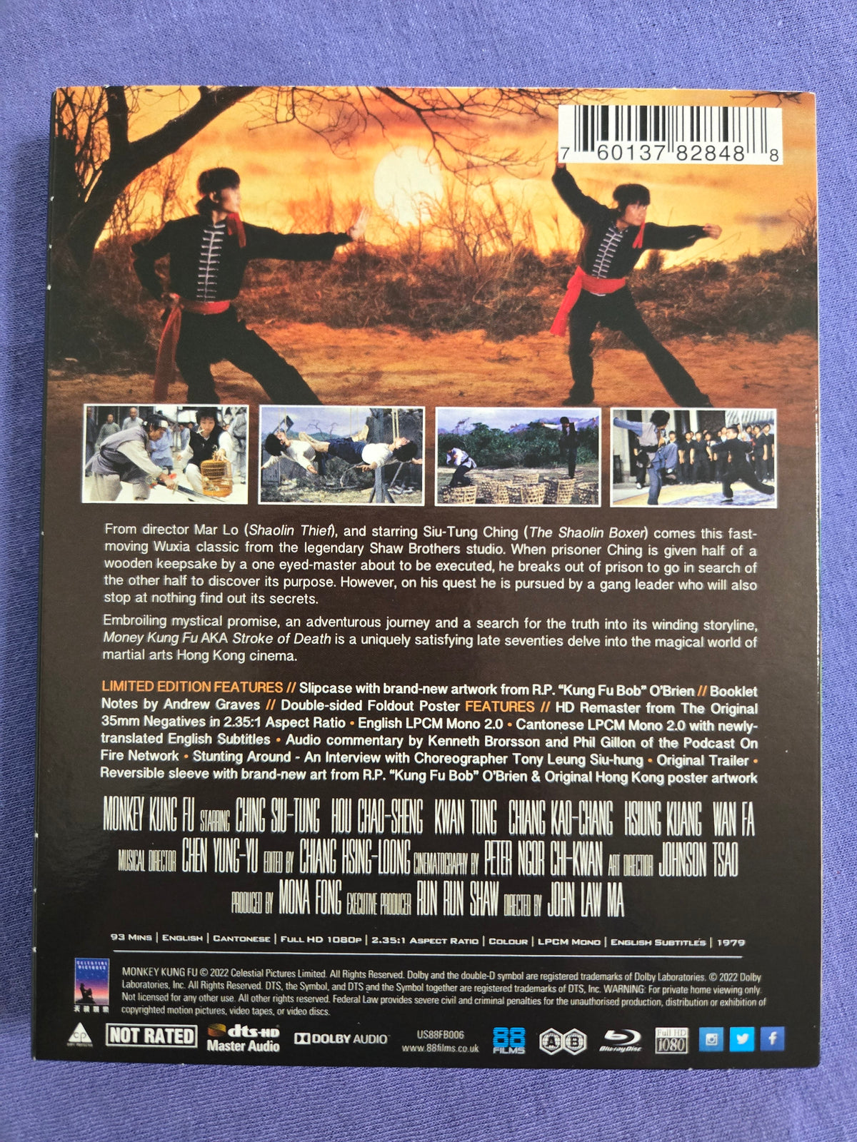 Monkey Kung Fu (1979) USED LE Slipcover 88 Films US - Blu-ray Region A & B