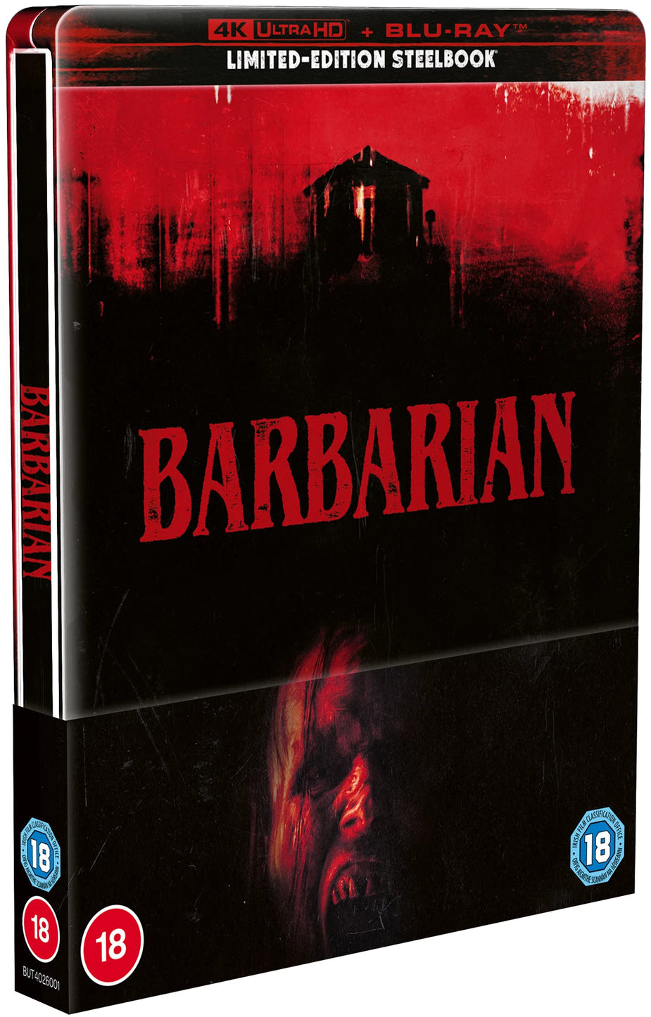 PRE-ORDER Barbarian (2022) UK Limited Edition Steelbook - 4K UHD / Blu-ray Region Free