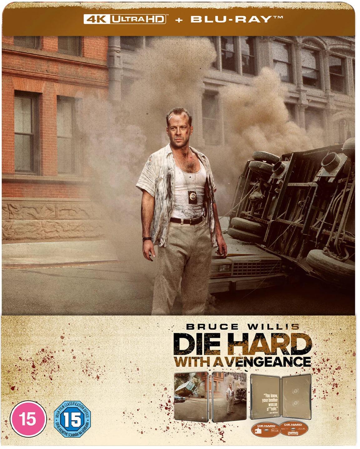 PRE-ORDER Die Hard with a Vengeance (1995) UK Limited Edition Steelbook - 4K UHD / Blu-ray Region Free