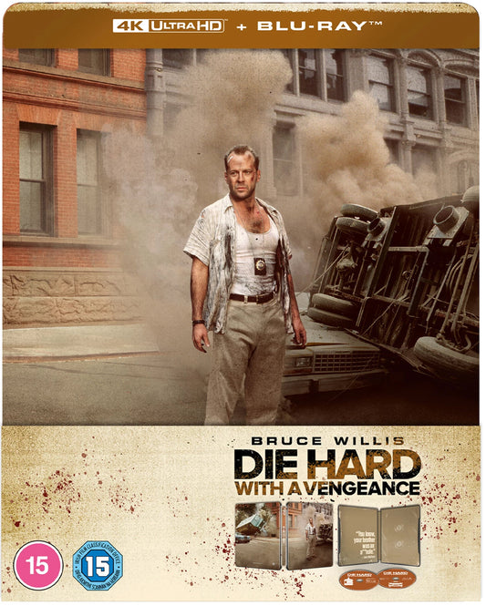 PRE-ORDER Die Hard with a Vengeance (1995) UK Limited Edition Steelbook - 4K UHD / Blu-ray Region Free