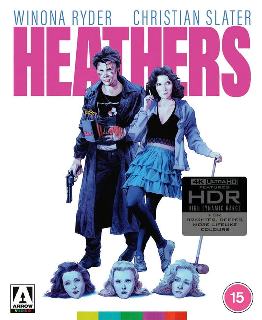 Heathers (1988) LE Slipcover Arrow UK - 4K UHD