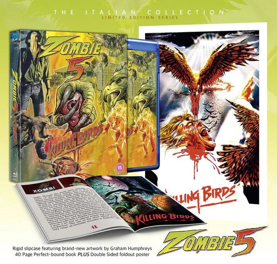 Zombie 5: Killing Birds (1987) Limited Edition 88 FIlms UK - Blu-ray Region Free