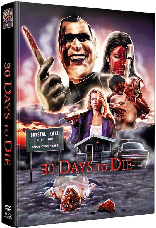 PRE-ORDER 30 Days to Die (2009) LE 100 Padded Mediabook - Blu-ray Region B