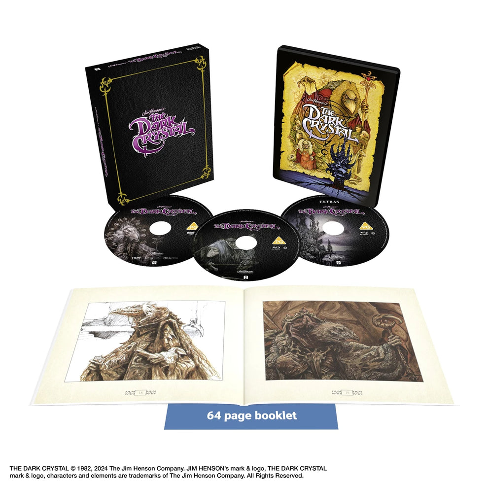 PRE-ORDER The Dark Crystal (1982) UK Limited Collector's Edition w/ Steelbook - 4K UHD / Blu-ray Region B