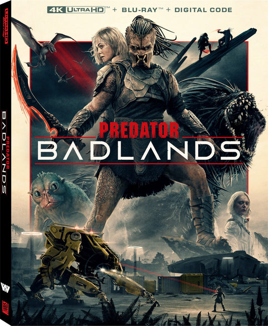 PRE-ORDER Predator: Badlands (2025) w/ Slipcover - 4K UHD / Blu-ray / Digital Code