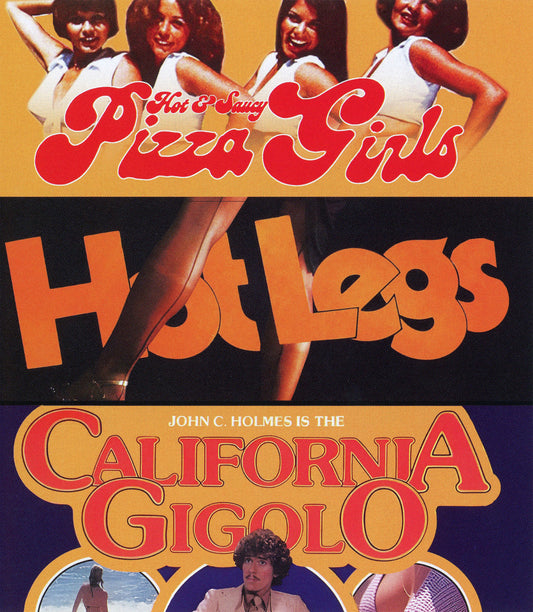 Hot and Saucy Pizza Girls + Hot Legs + California Gigolo (Peekarama) Blu-ray Region Free